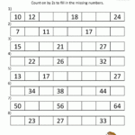 Counting By 2s Worksheets