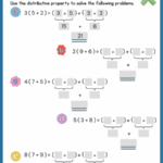 Distributive Property Of Multiplication WorksheetsGO