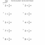 Divide Fractions By Whole Number 1 Worksheets