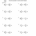 Divide Mixed Number Fractions 2 Worksheets