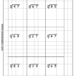 Division 2 Digits By 1 Digit Worksheet