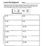 Electron Dot Diagram Worksheet With Answers Kid Worksheet Printable