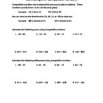 Estimating With Compatible Numbers Worksheet By Excellence In Elementary