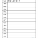 Expanded Form Numbers To 10000 Worksheet Digital 1 Teacher Made