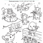 Find The Hidden Numbers Worksheet Education