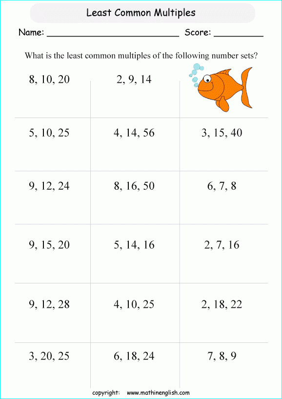Find The LCM Least Common Multiple Of 3 Numbers Up To 100 Very 
