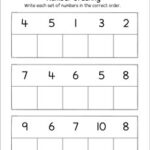 Free And Fun Number Ordering Printables For Preschool And Kindergarten