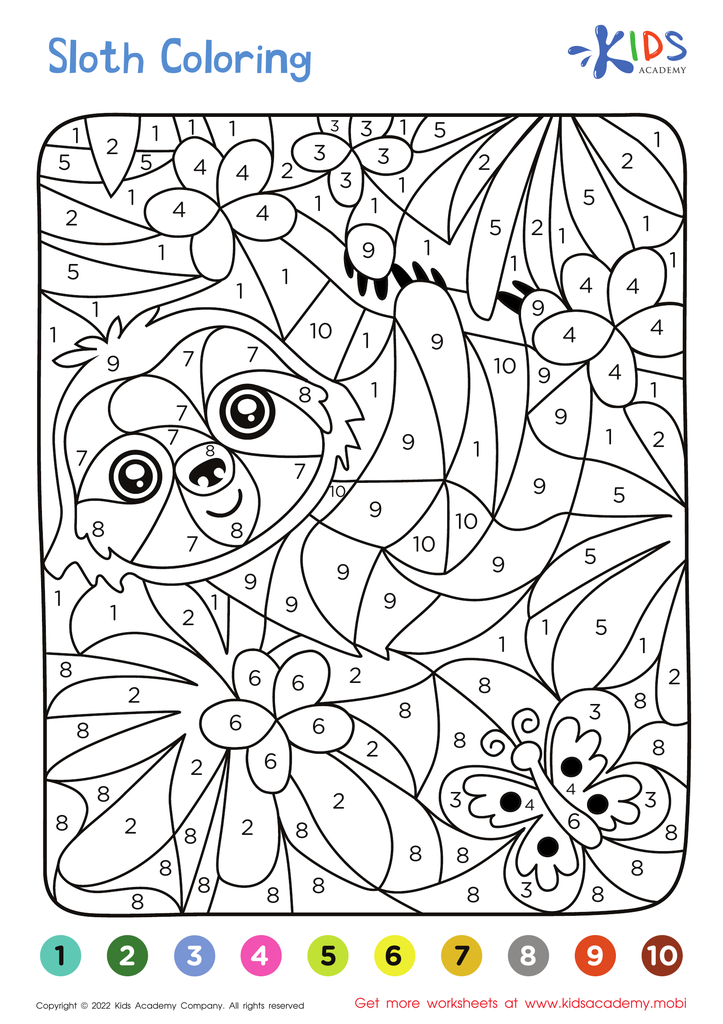 Free Coloring By Numbers Printables For Preschool
