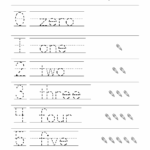 Free Handwriting Numbers Worksheets