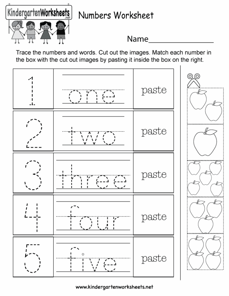 Free Printable Number Worksheets