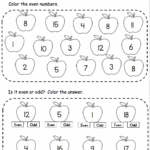 Free Printable Odd And Even Math Worksheets