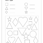 Free Printable Shapes Worksheets For Preschool Kindergarten Counting