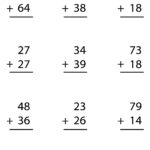Grade 1 Math 2 Digit Addition Worksheets