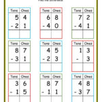 Grade 2 Worksheet Subtract 2 digit Numbers With Regrouping K5