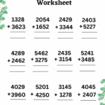 Grade 3 Maths Worksheets With Answers Multiplication Table