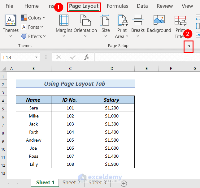 How To Insert Sequential Page Numbers Across Worksheets