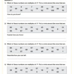 Identifying Prime Numbers Fun And Engaging 4th Grade PDF Worksheets