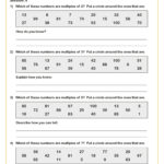 Identifying Prime Numbers Worksheet Key Stage 2 PDF Number Worksheets