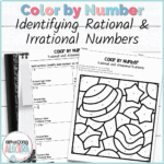 Identifying Rational And Irrational Numbers Coloring Activity