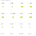 Imaginary Numbers Practice With Answers