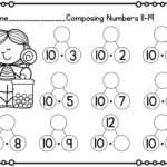 K 1 Teen Numbers Compose And Decompose W Number Bonds Worksheets