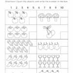 Kindergarten Counting 1 10 Worksheets 6 Free PDF Printables Printablee