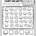 Kindergarten Math Worksheets Numbers 1 10 Counting Etsy