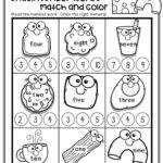 Kindergarten Math Worksheets Numbers 1 10 Number Words Etsy Denmark