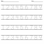 Kindergarten Worksheet Writing Numbers