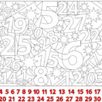 Logic Puzzle Game Find The Numbers Hidden In The Picture And Paint