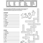 Los Numeros Spanish Numbers 1 20 Crossword Puzzle Worksheet By Miss Mindy
