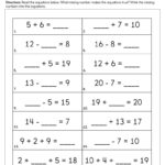 Make It True Missing Number Addition Subtraction Worksheet Have Fun