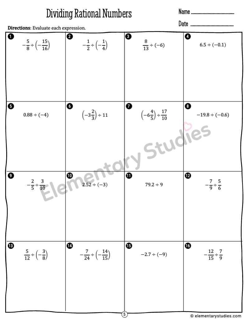 Mastering Equations With Rational Numbers A Comprehensive Worksheet