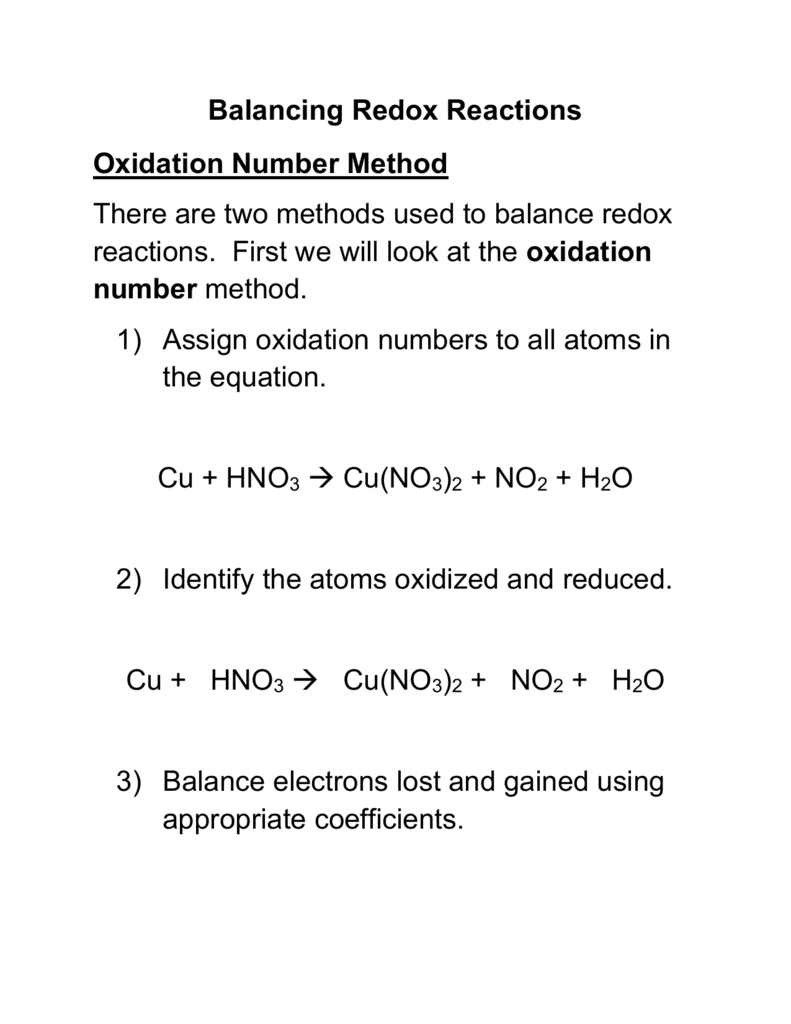 Mastering The Art Of Balancing Equations A Guide To Using Oxidation 