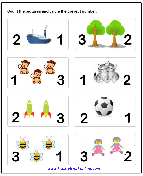 Matching The Numbers Worksheet