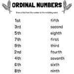 Math Ordinal Numbers Worksheets