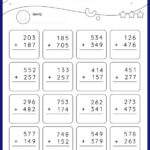 Math Worksheets For Grade 2 Addition With Regrouping