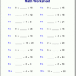 Missing Number Multiplication Worksheet Image Via Learning Printable