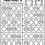 Missing Numbers 1 To 100 Worksheets