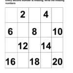 Missing Numbers 1 To 20