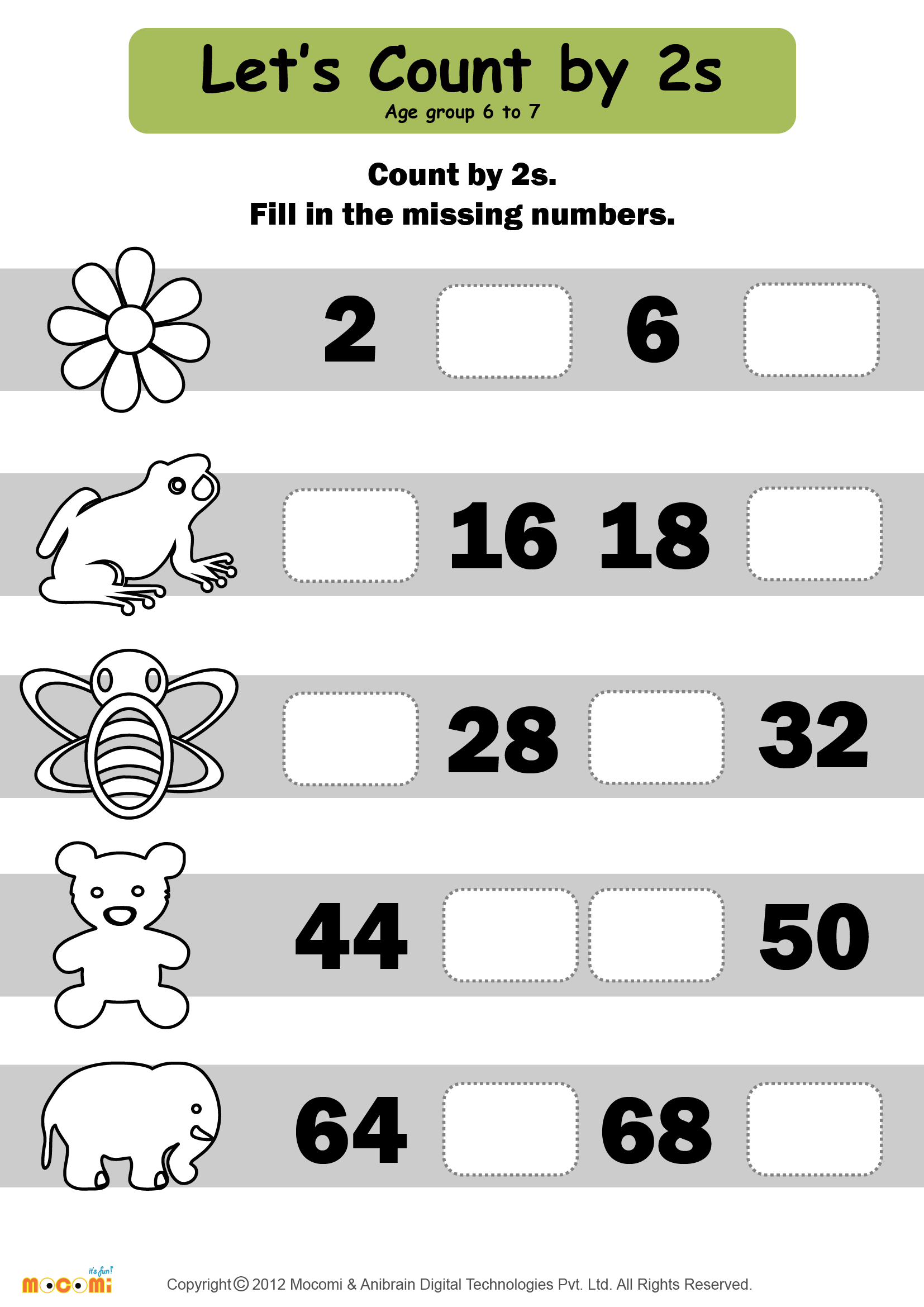 Missing Numbers Worksheet 01 Math For Kids Mocomi
