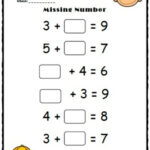 Missing Numbers Worksheets Addition And Subtraction By Andi Media