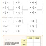 Mixed Numbers And Improper Fractions B Worksheet Fun And Engaging