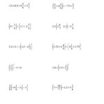 Mixed Operations Rational Numbers Worksheets