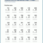 Multi digit Addition Worksheets K5 Learning