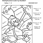 Multiplication Coloring Worksheets 10 Free PDF Printables Printablee