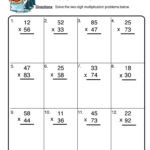 Multiplication Two Digit By Two Digit Worksheets WorksheetsCity