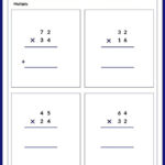 Multiply 2 Digit By 2 Digit Numbers Worksheets Free Printable