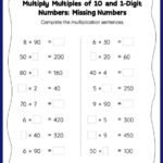 Multiply By Multiples Of 10 Worksheets Free Printable SplashLearn