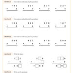 Multiplying 3 Digits By 1 Digit Worksheet Key Stage 2 PDF Number
